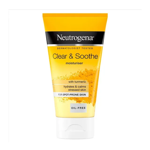 ژل آبرسان زردچوبه نیتروژنا ۷۵ میل مدل Neutrogena Clear & Soothe